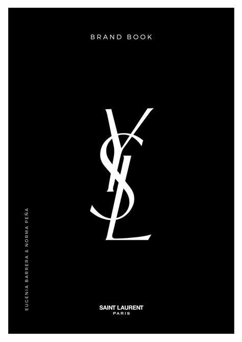 ysl brand book.